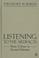 Cover of: Listening to the Artifacts