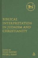 Cover of: Biblical Interpretation in Judaism And Christianity (The Library of Hebrew Bible/Old Testament Studies)