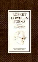 Cover of: Robert Lowell