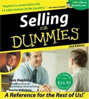Cover of: Selling For Dummies CD 2nd Edition (For Dummies)