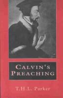 Cover of: Calvin's Preaching by Parker, T. H. L.