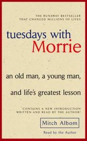 Cover of: Tuesdays with Morrie by 