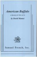 Cover of: American Buffalo by David Mamet