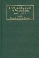 Cover of: From Enlightenment to Romanticism: anthology II