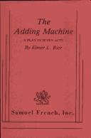 Cover of: The Adding Machine: A Play in Seven Acts