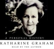 Cover of: Personal History by Katharine Graham