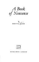 Cover of: A book of nonsense by Mervyn Peake