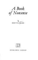 Cover of: Book of Nonsense | Mervyn Peake