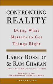 Cover of: Confronting Reality by Ram Charan