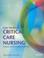 Cover of: Case studies in critical care nursing
