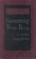 Cover of: Dorland's Gastroenterology Word Book for Medical Transcriptionists