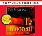 Cover of: I is for Innocent (Sue Grafton) by Sue Grafton