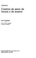 Cover of: Quiroga--Cuentos de amor, de locura y de muerte