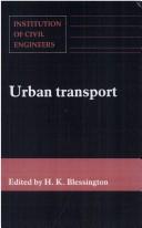 Urban Transport by Institution Of Civil Engineers