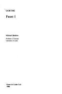 Cover of: Goethe: Faust 1 (Critical Guides to German Texts, No 7)