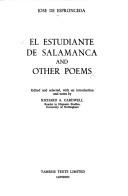 Cover of: El Estudiante de Salamanca and other poems by José de Espronceda