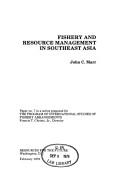 Cover of: Fishery and resource management in Southeast Asia