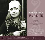Cover of: Essential Parker CD: Includes Big Blonde; Mrs. Post Enlarges on Etiquette; Horsie