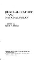 Cover of: Regional Conflicts and National Policy (RFF Press)