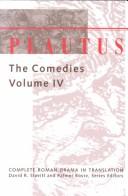 Cover of: Plautus by 