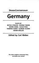 Cover of: DramaContemporary: Germany : plays by Botho Strauss ... [et al.]