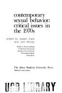 Cover of: Contemporary Sexual Behavior | Joseph Zubin