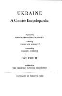 Cover of: Concise Encyclopedia Ukraine by Volodymyr Kubijovyc