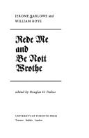 Rede me and be nott wrothe by William Roy, Jerome Barlowe, William Roye