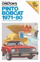 Cover of: Chilton's repair & tune-up guide, Pinto, Bobcat, 1971-80 by editor, Dean Morgantini.