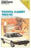 Cover of: Chilton Book Company repair manual.: all U.S. and Canadian models of Toyota Camry.