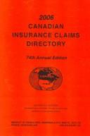 Cover of: Canadian Insurance Claims Directory by Gwen Peroni, Gwen Peroni