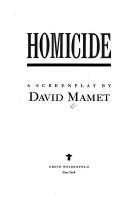 Cover of: Homicide by David Mamet