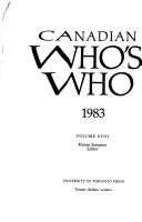 Cover of: Canadian Who's Who, 1983