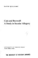 Cover of: Cain and Beowulf by Williams, David