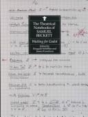 Cover of: The Theatrical Notebooks of Samuel Beckett: Endgame (Theatrical Notebooks of Samuel Beckett)