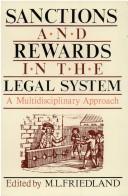Cover of: Sanctions and rewards in the legal system: a multidisciplinary approach