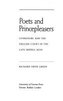 Cover of: Poets and princepleasers: literature and the English court in the late Middle Ages