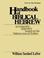 Cover of: Handbook of Biblical Hebrew