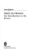 Cover of: Piers Plowman: an introduction to the B-text