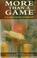 Cover of: More than a game