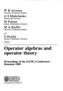 Cover of: Operator Algebras and Operator Theory by William Arveson