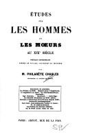 Cover of: La Doctrine Curieuse Des Beaux Esprits de Ce Temps by Philarète Chasles