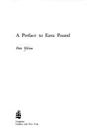 Cover of: A Preface to Ezra Pound: Peter Wilson (Preface Books Series)