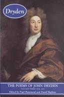 Cover of: The poems of John Dryden by John Dryden