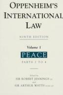 Cover of: Oppenheim's International Law by Robert Jennings, Arthur Watts