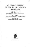 Cover of: Introduction to the Rock Forming Minerals by W.A. Deer, R A Howie, J. Zussman