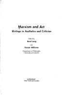Cover of: Marxism & Art: Writings in Aesthetics & Criticism