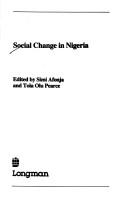 Cover of: Social Change in Nigeria by Simi Afonja