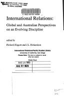 Cover of: International relations: global and Australian perspectives on an evolving discipline