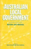 Cover of: Australian Local Government by Brian Dollery